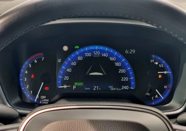 Toyota Corolla cena 89900 przebieg: 58361, rok produkcji 2021 z Rajgród małe 436